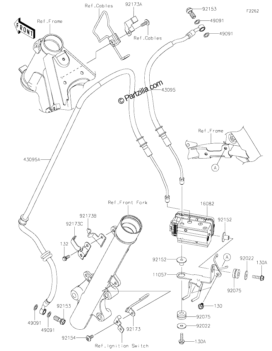 Diagrama de BRAKE PIPING
