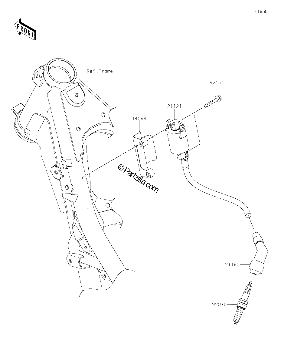 Diagrama de IGNITION SYSTEM