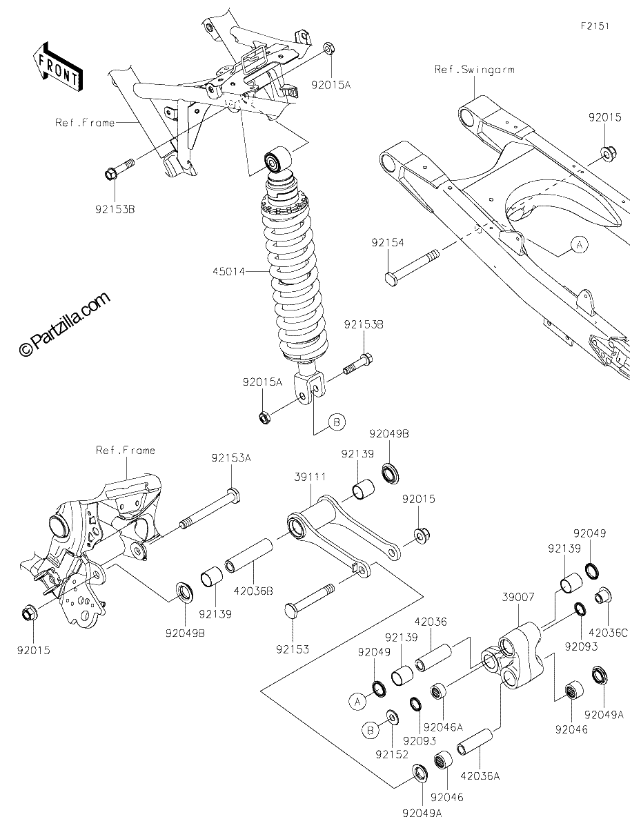 Diagrama de SUSPENSION SHOCK ABSORBER