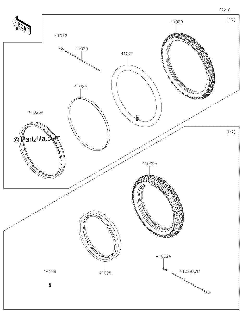 Diagrama de WHEELS TIRES