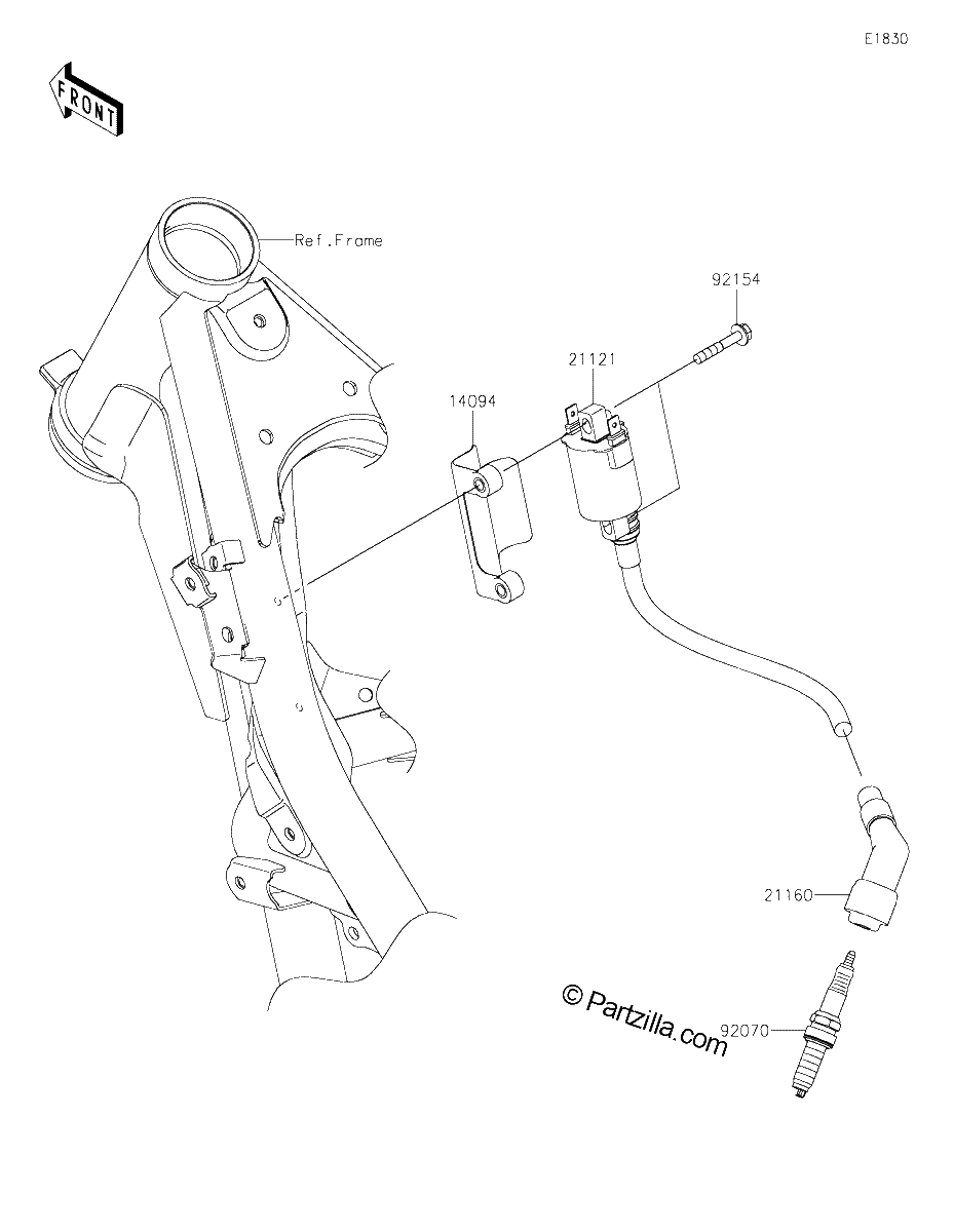 Diagrama de IGNITION SYSTEM