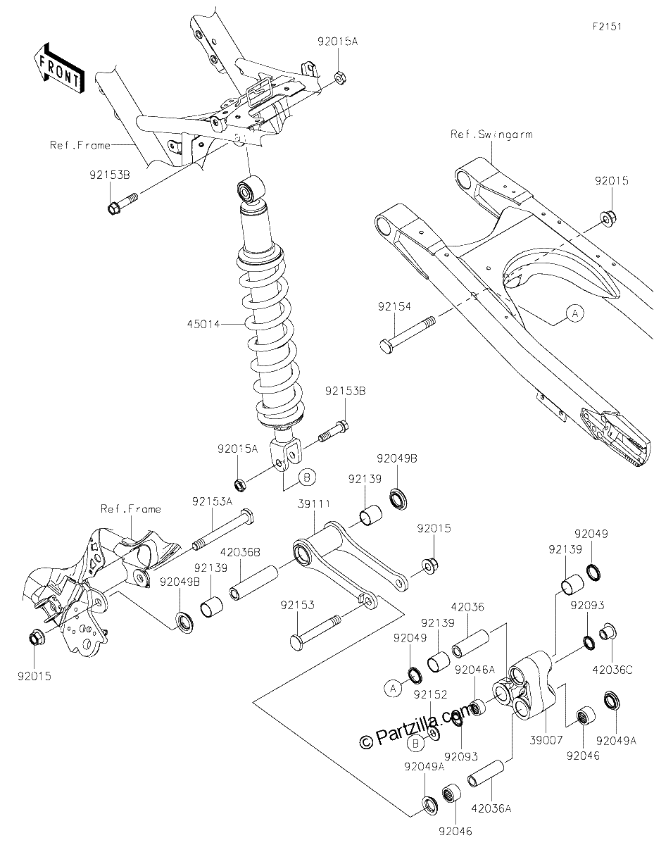 Diagrama de SUSPENSION SHOCK ABSORBER