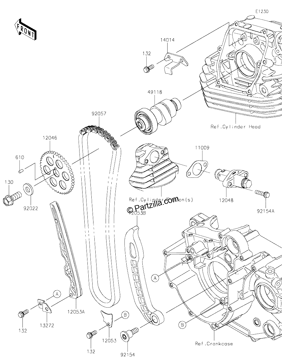 Diagrama de CAMSHAFT S TENSIONER