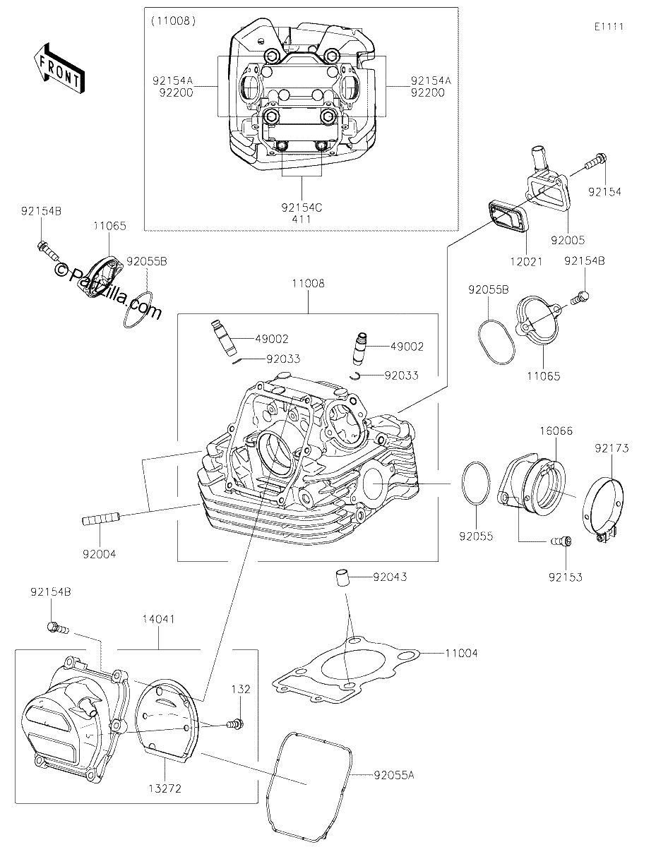 Diagrama de CYLINDER HEAD
