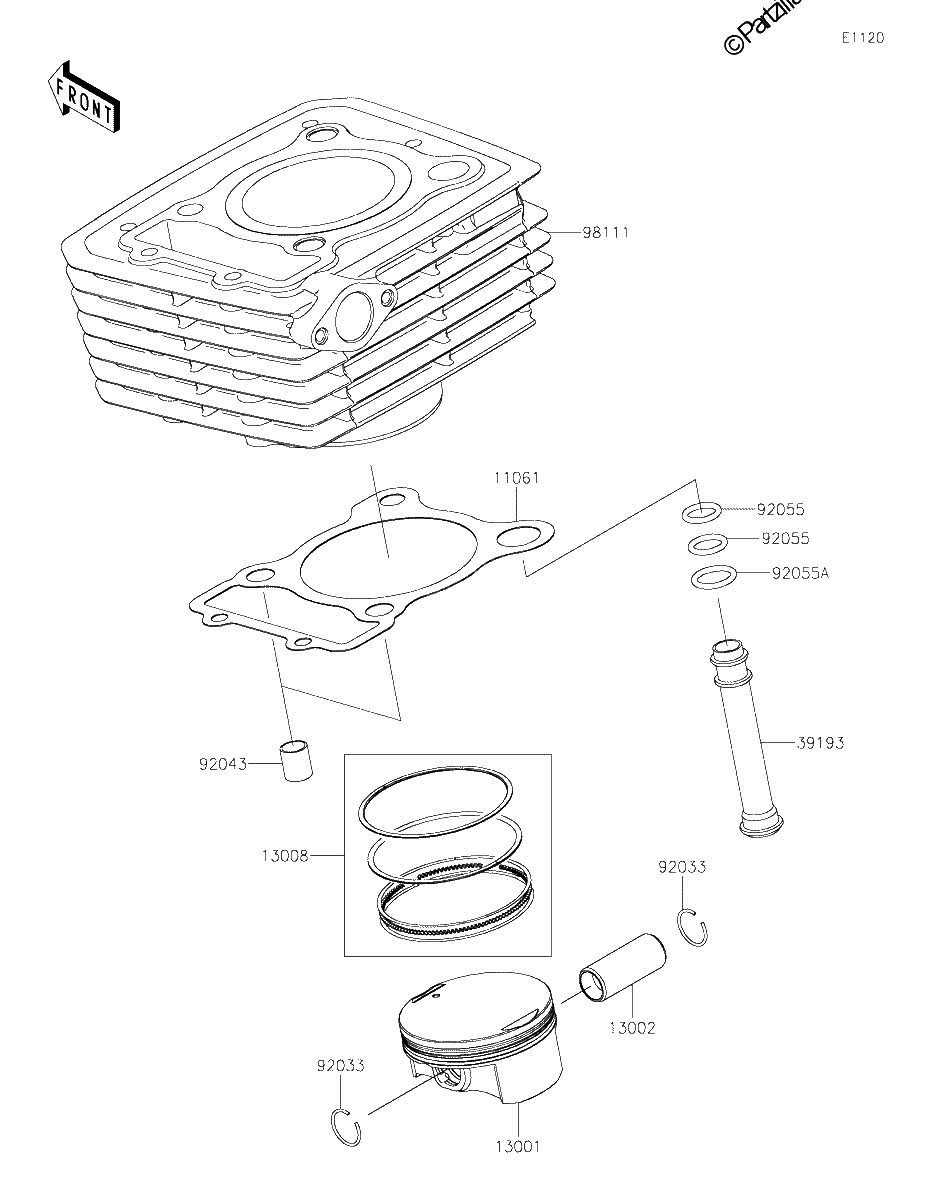 Diagrama de CYLINDER PISTON S