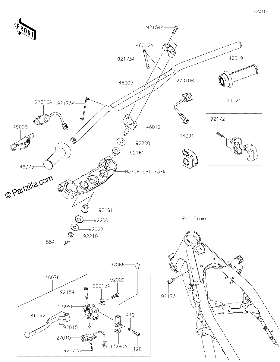 Diagrama de HANDLEBAR