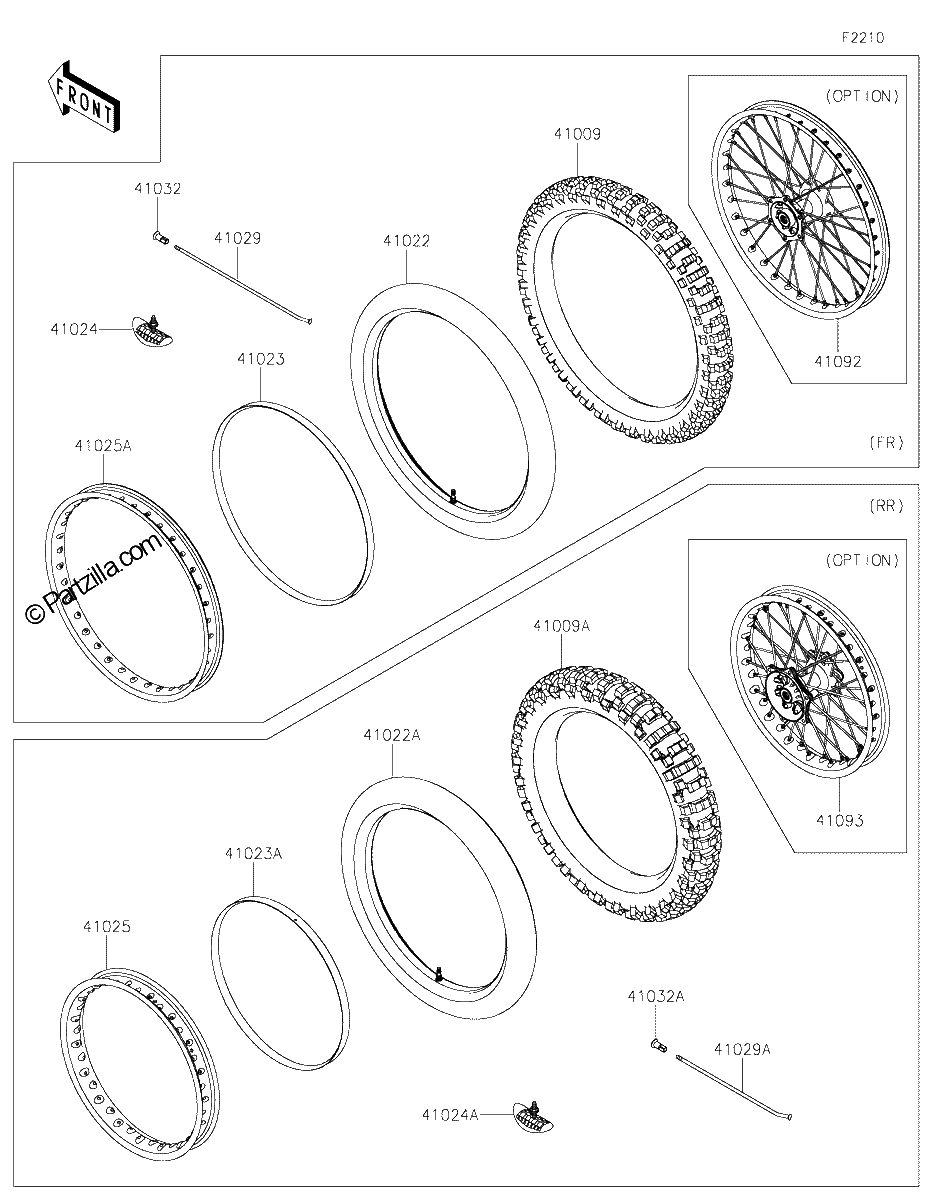 Diagrama de WHEELS TIRES