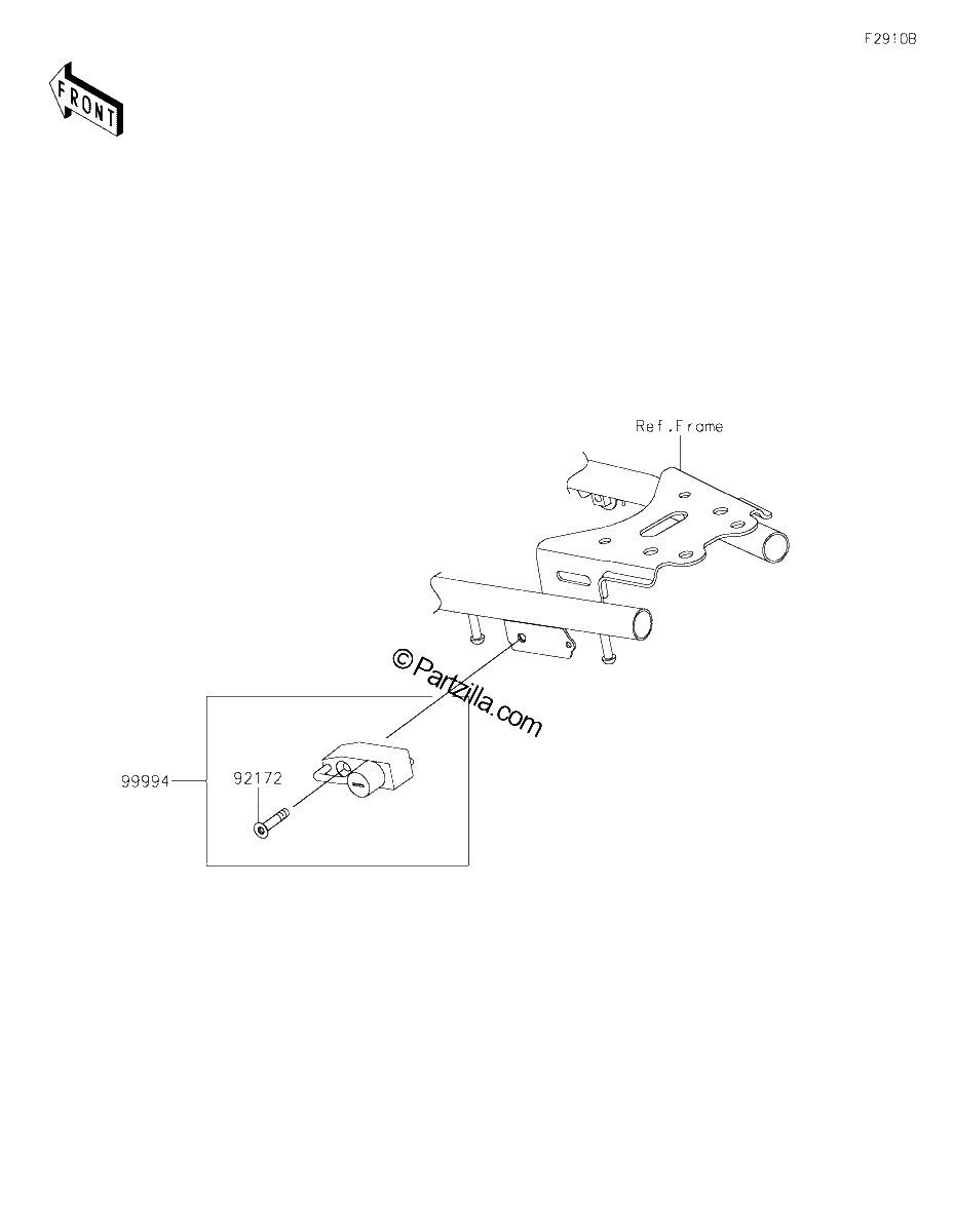 Diagrama de ACCESSORY HELMET LOCK