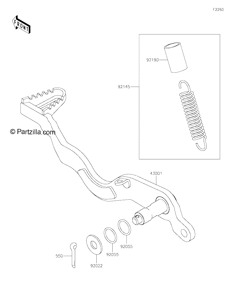 Diagrama de BRAKE PEDAL