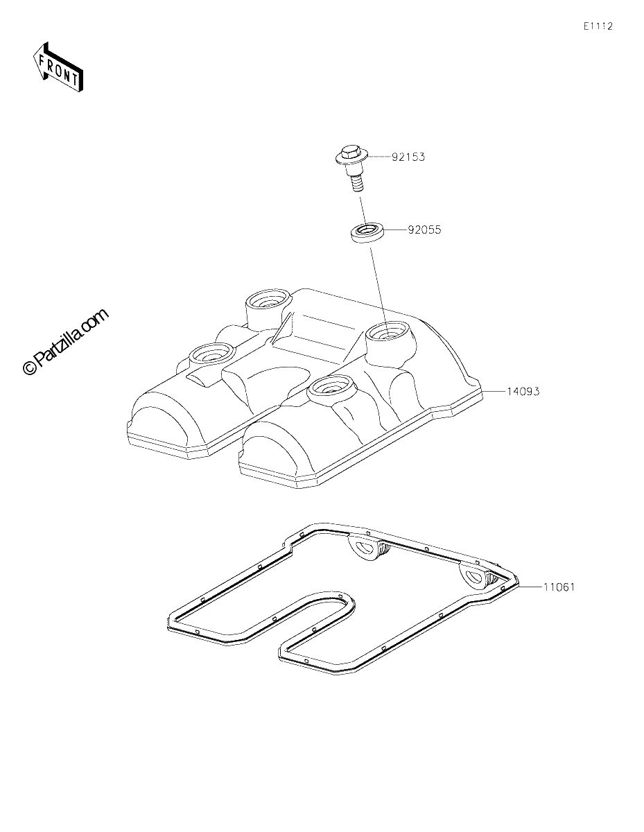 Diagrama de CYLINDER HEAD COVER