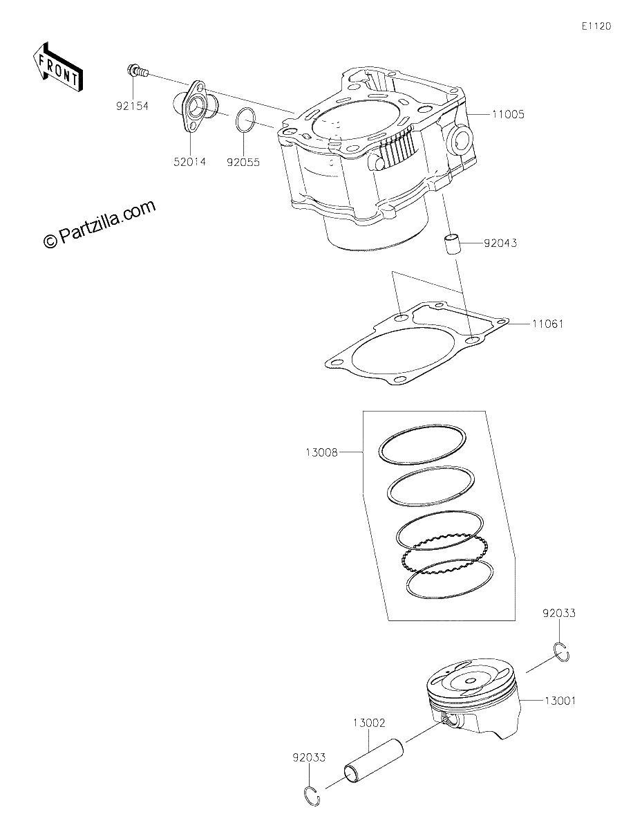 Diagrama de CYLINDER PISTON S