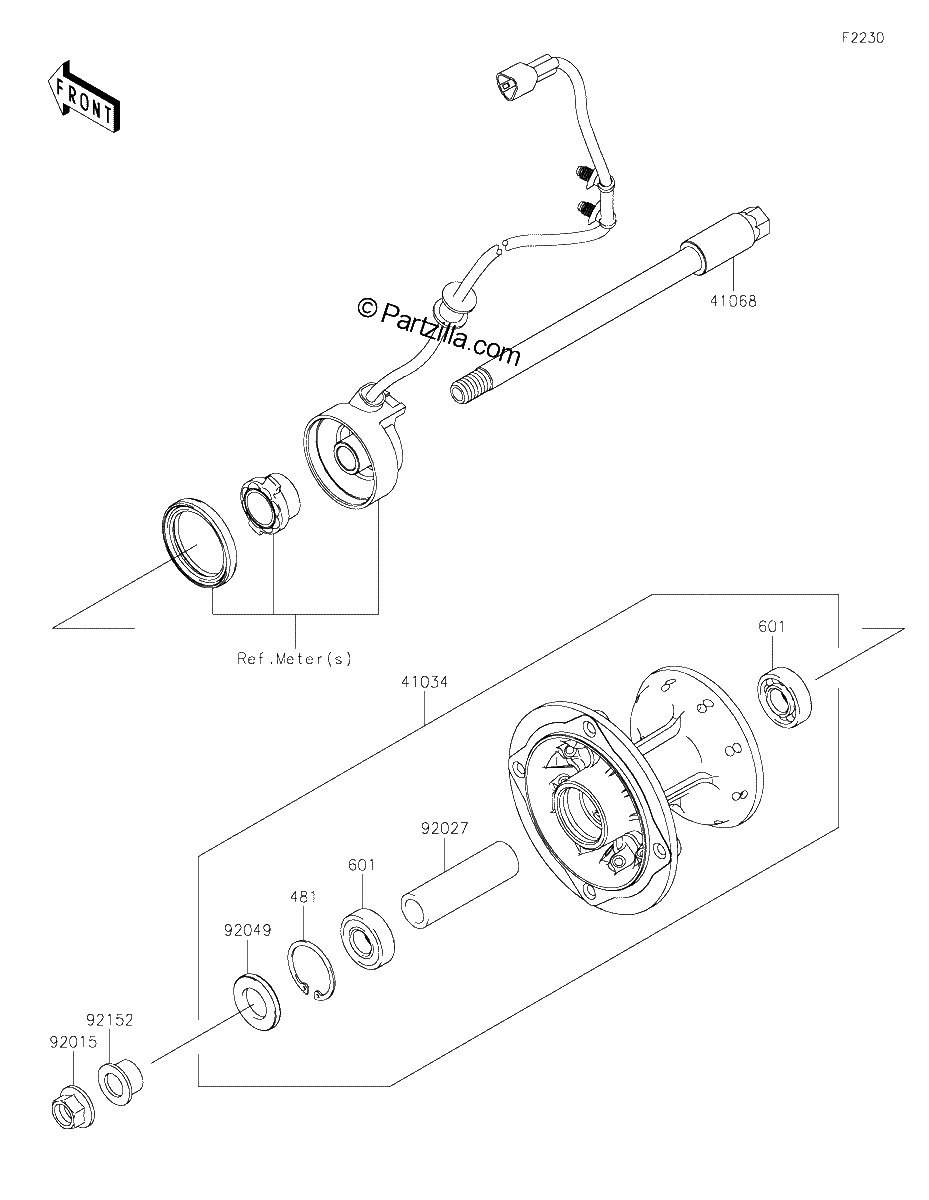 Diagrama de FRONT HUB