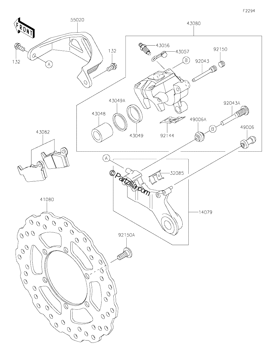 Diagrama de REAR BRAKE