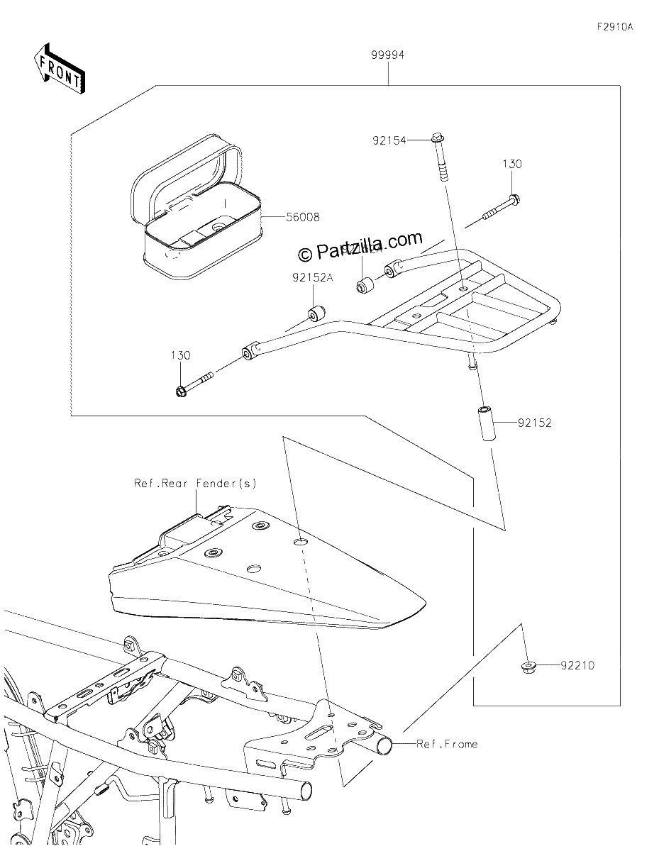 Diagrama de ACCESSORY CARRIER