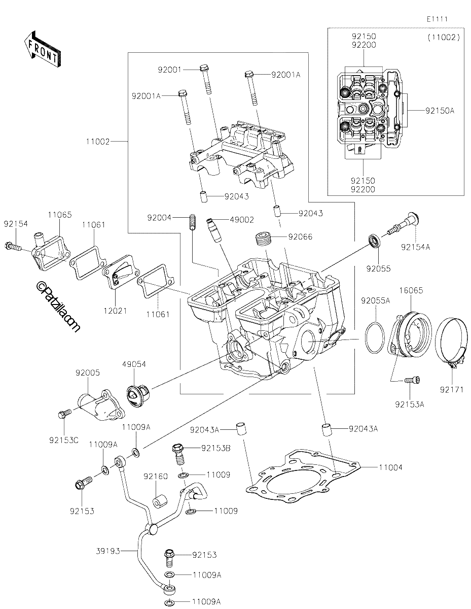 Diagrama de CYLINDER HEAD