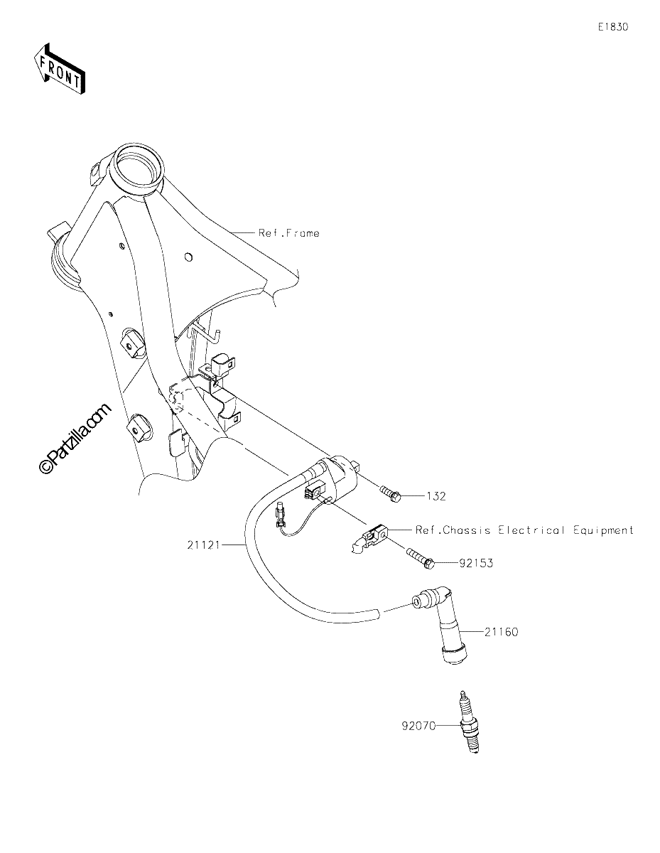 Diagrama de IGNITION SYSTEM