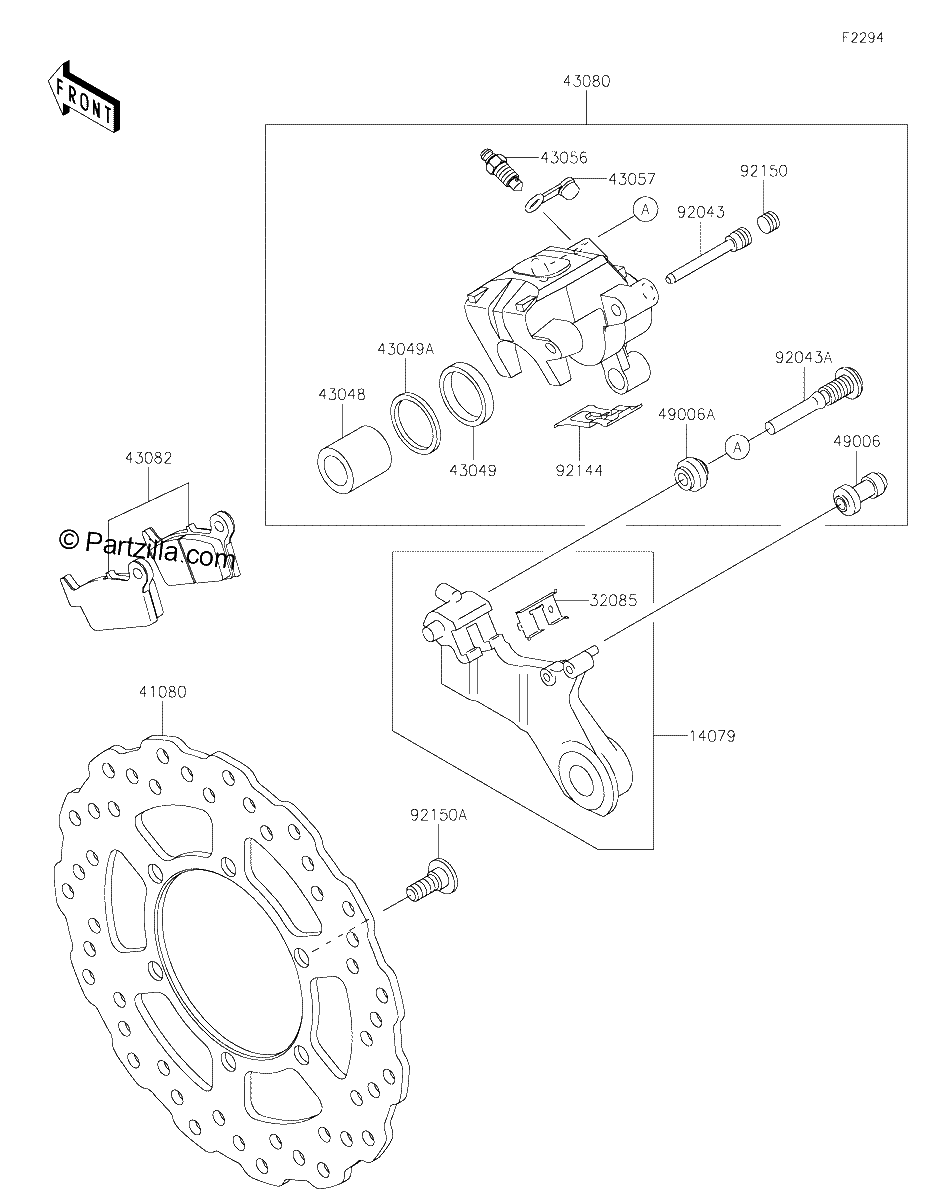 Diagrama de REAR BRAKE