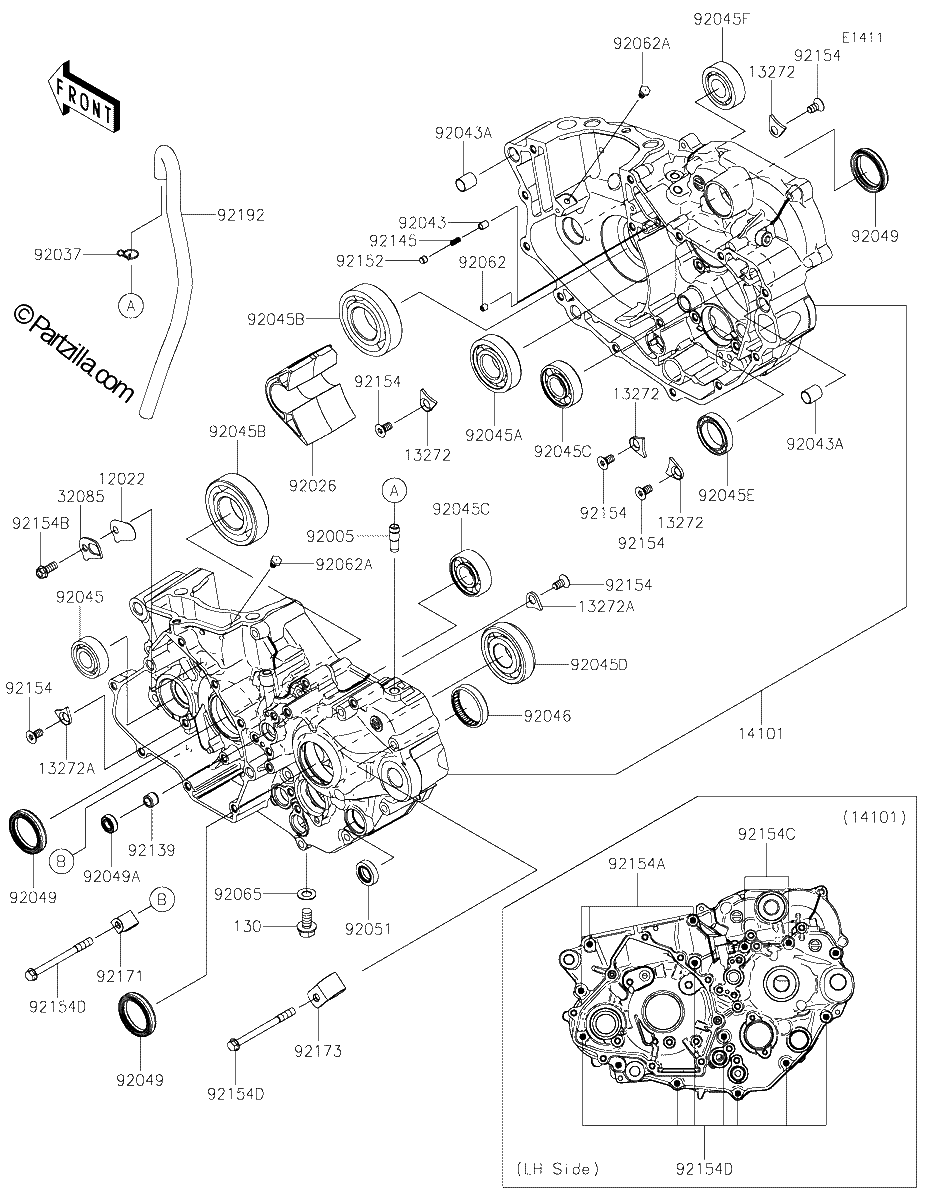 Diagrama de CRANKCASE