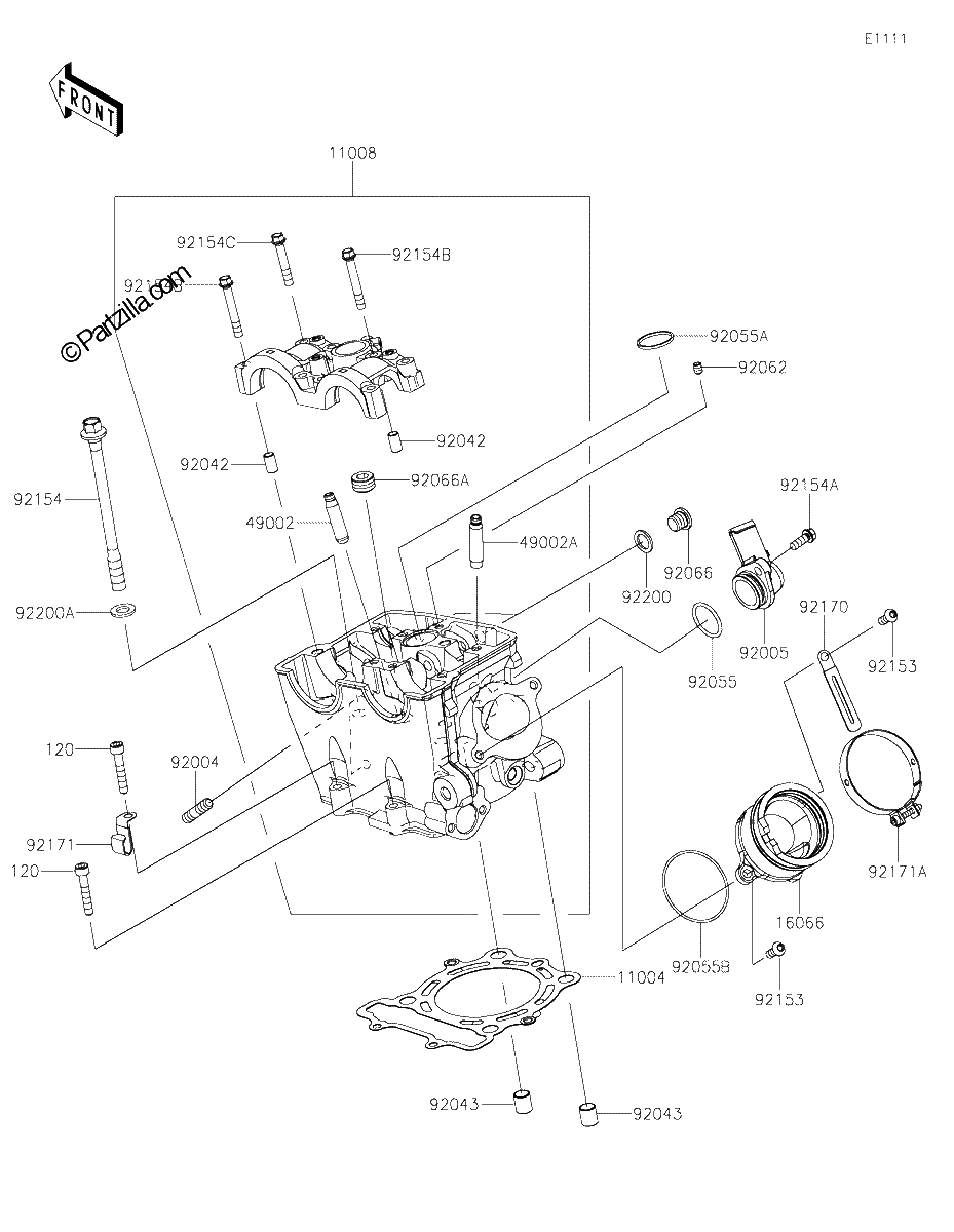 Diagrama de CYLINDER HEAD