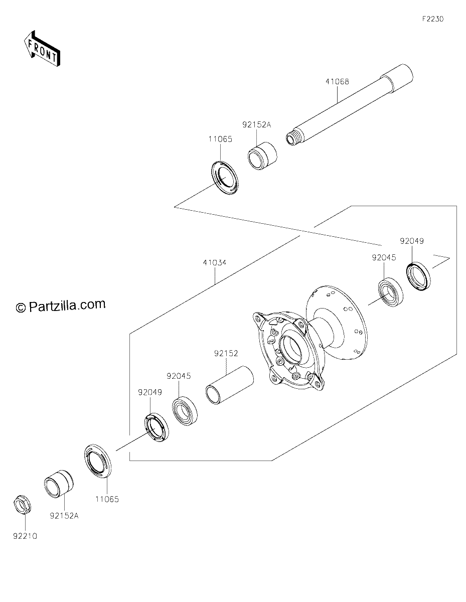 Diagrama de FRONT HUB