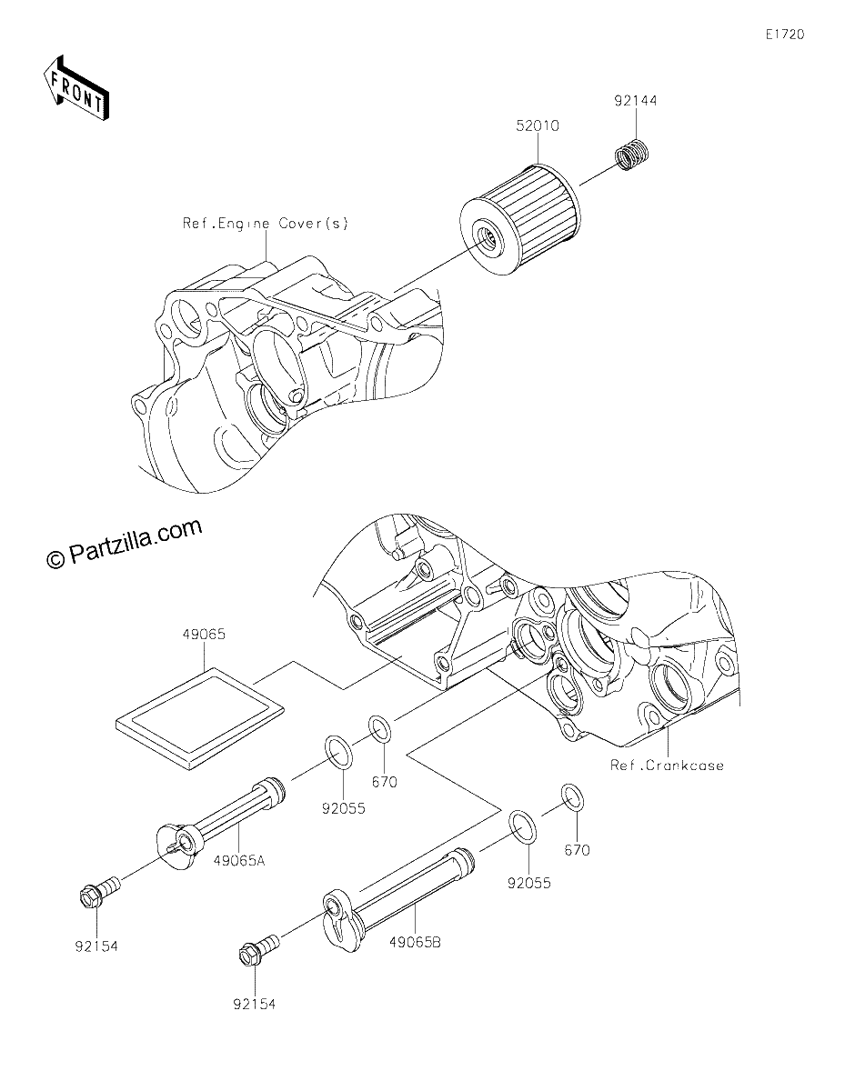 Diagrama de OIL FILTER
