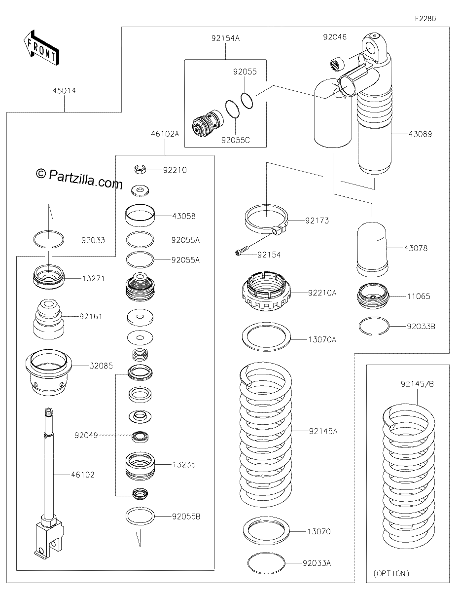 Diagrama de SHOCK ABSORBER S