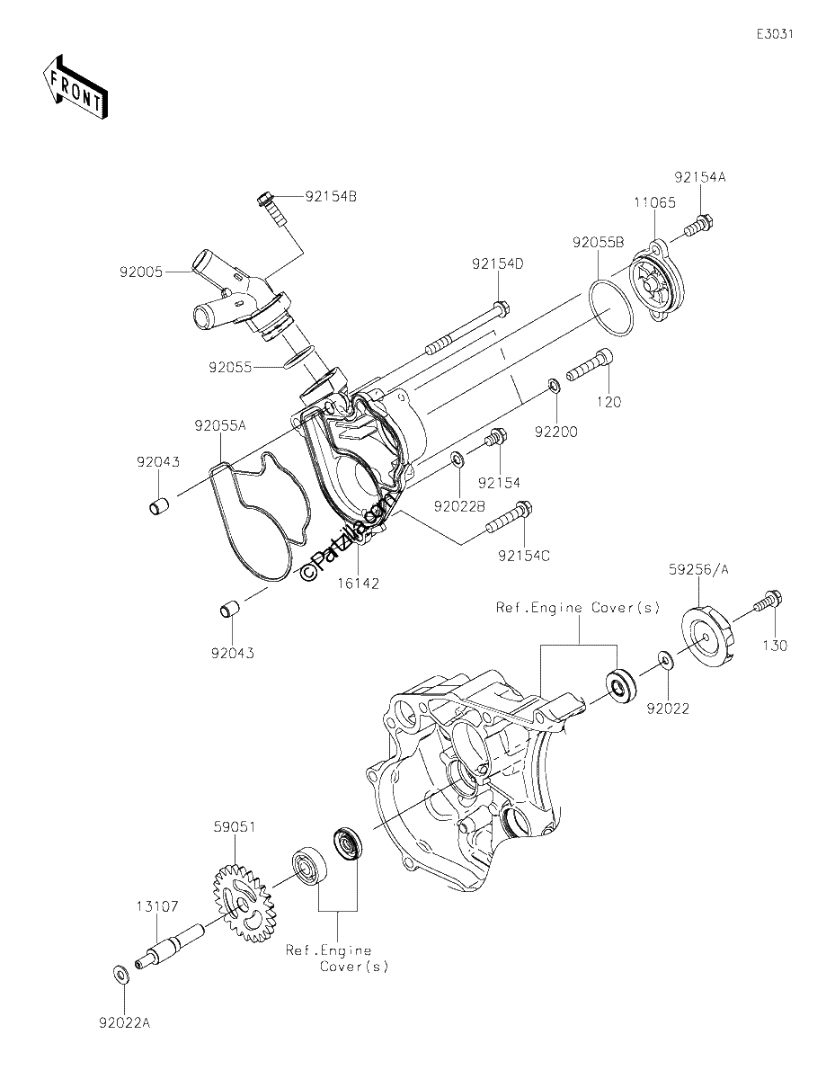 Diagrama de WATER PUMP