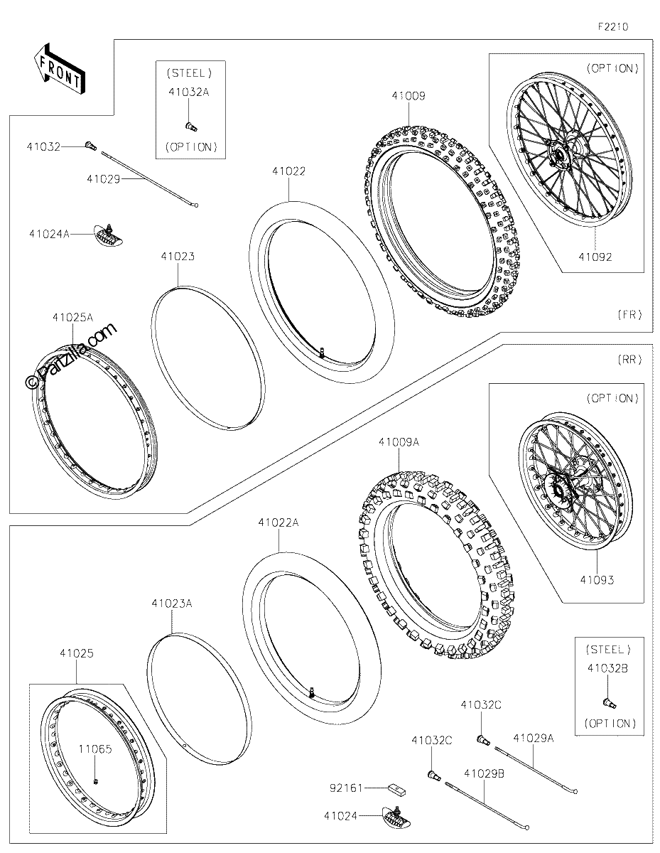 Diagrama de WHEELS TIRES