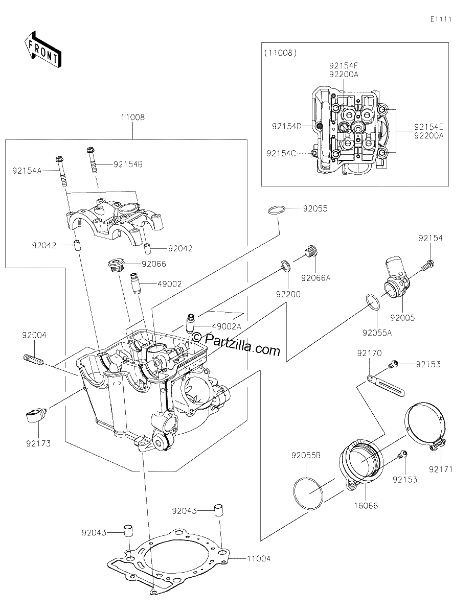 Diagrama de CYLINDER HEAD