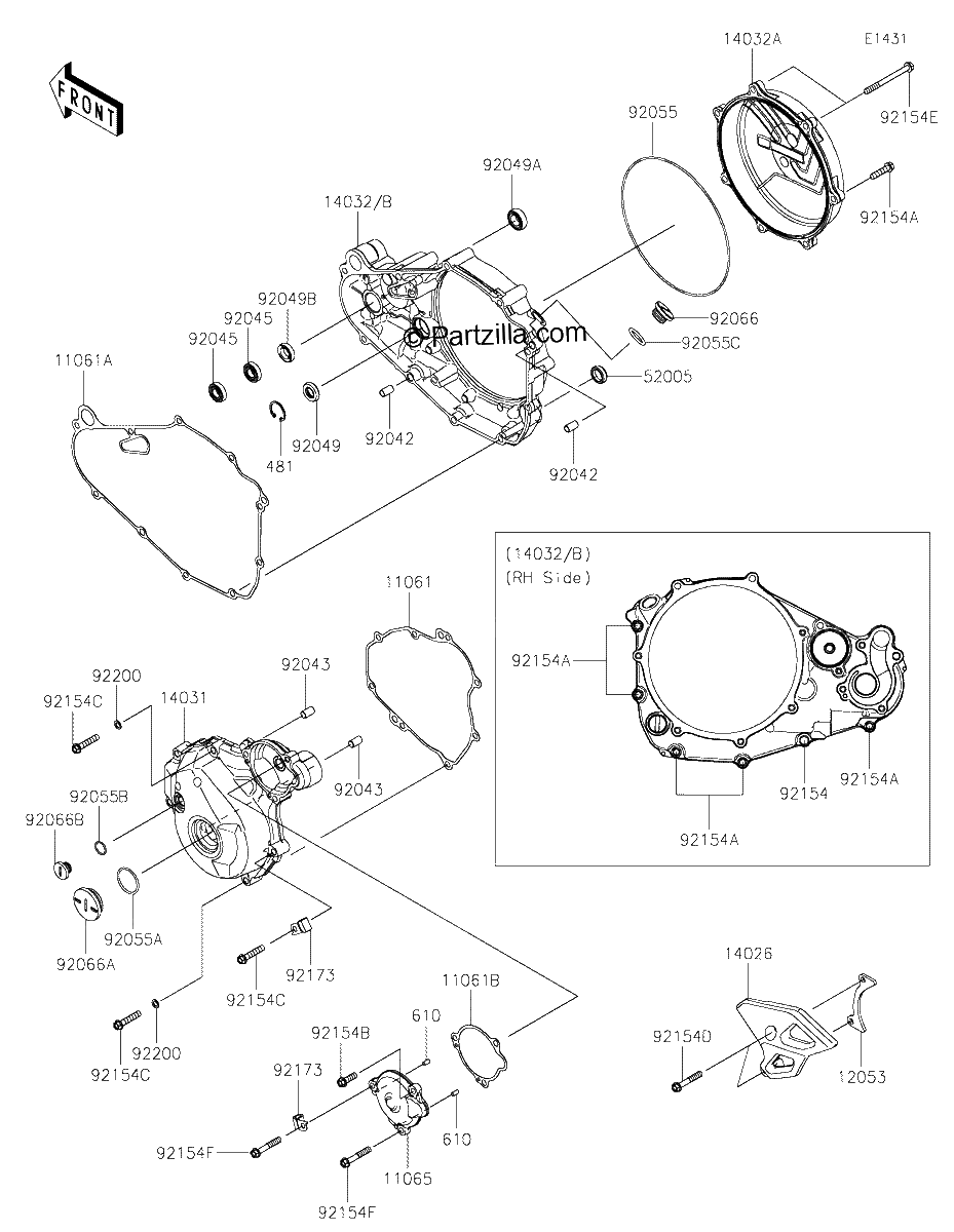 Diagrama de ENGINE COVER S
