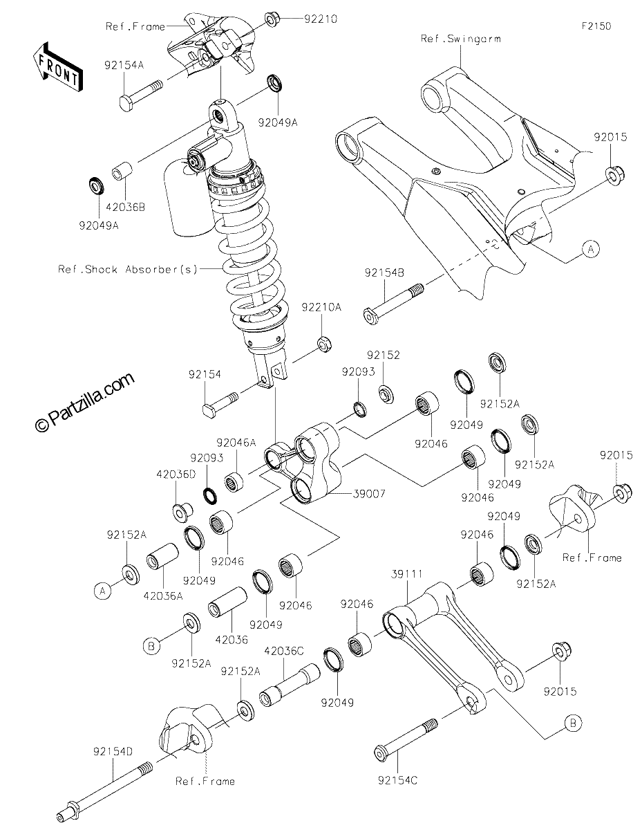 Diagrama de REAR SUSPENSION