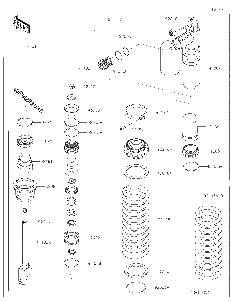 Diagrama de SHOCK ABSORBER S