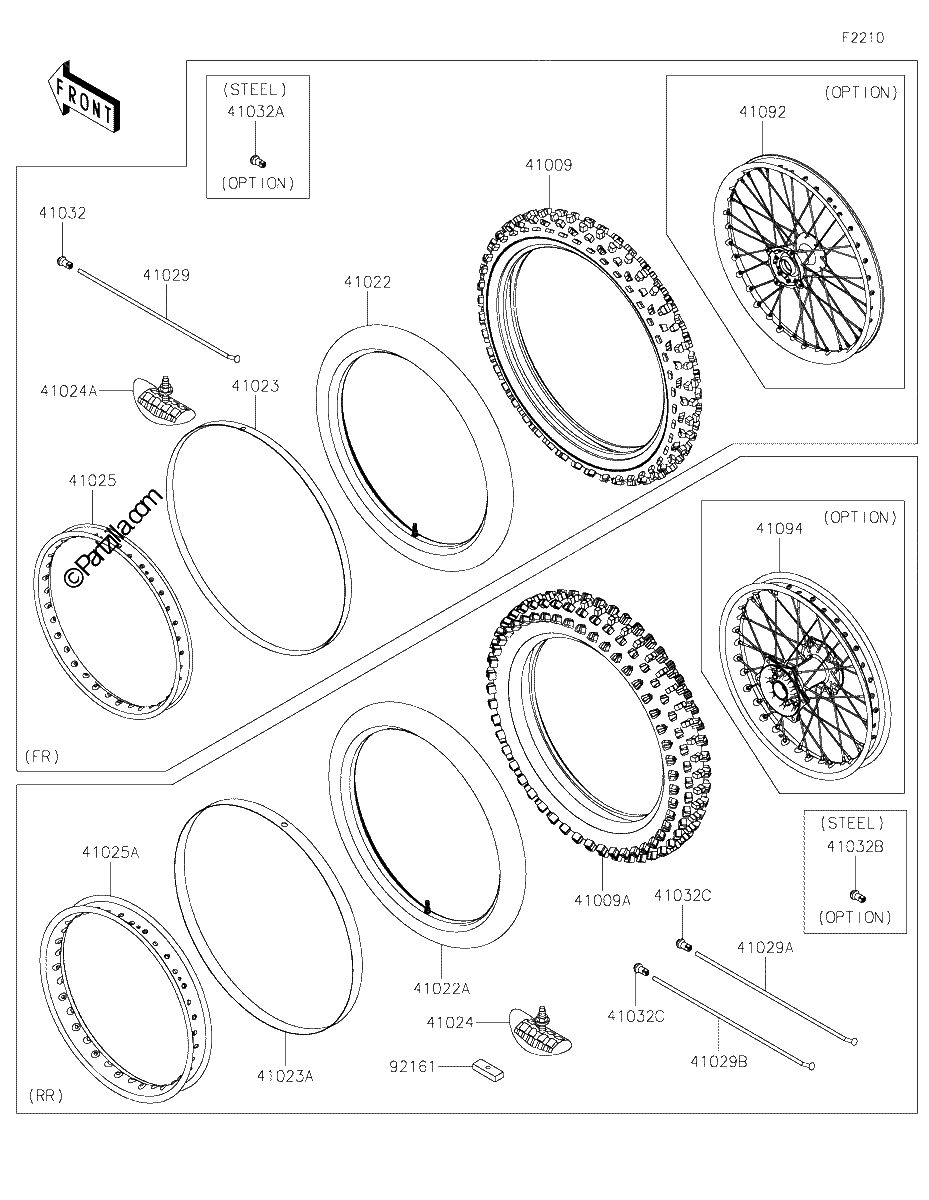 Diagrama de WHEELS TIRES