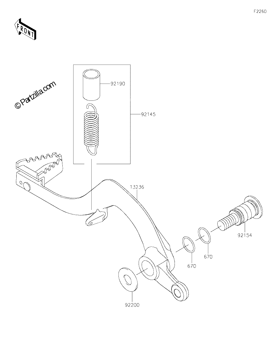 Diagrama de BRAKE PEDAL