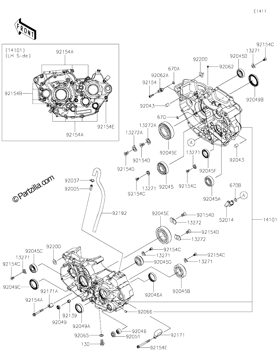 Diagrama de CRANKCASE