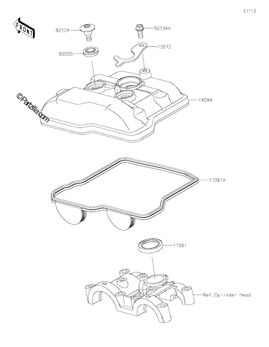 Diagrama de CYLINDER HEAD COVER