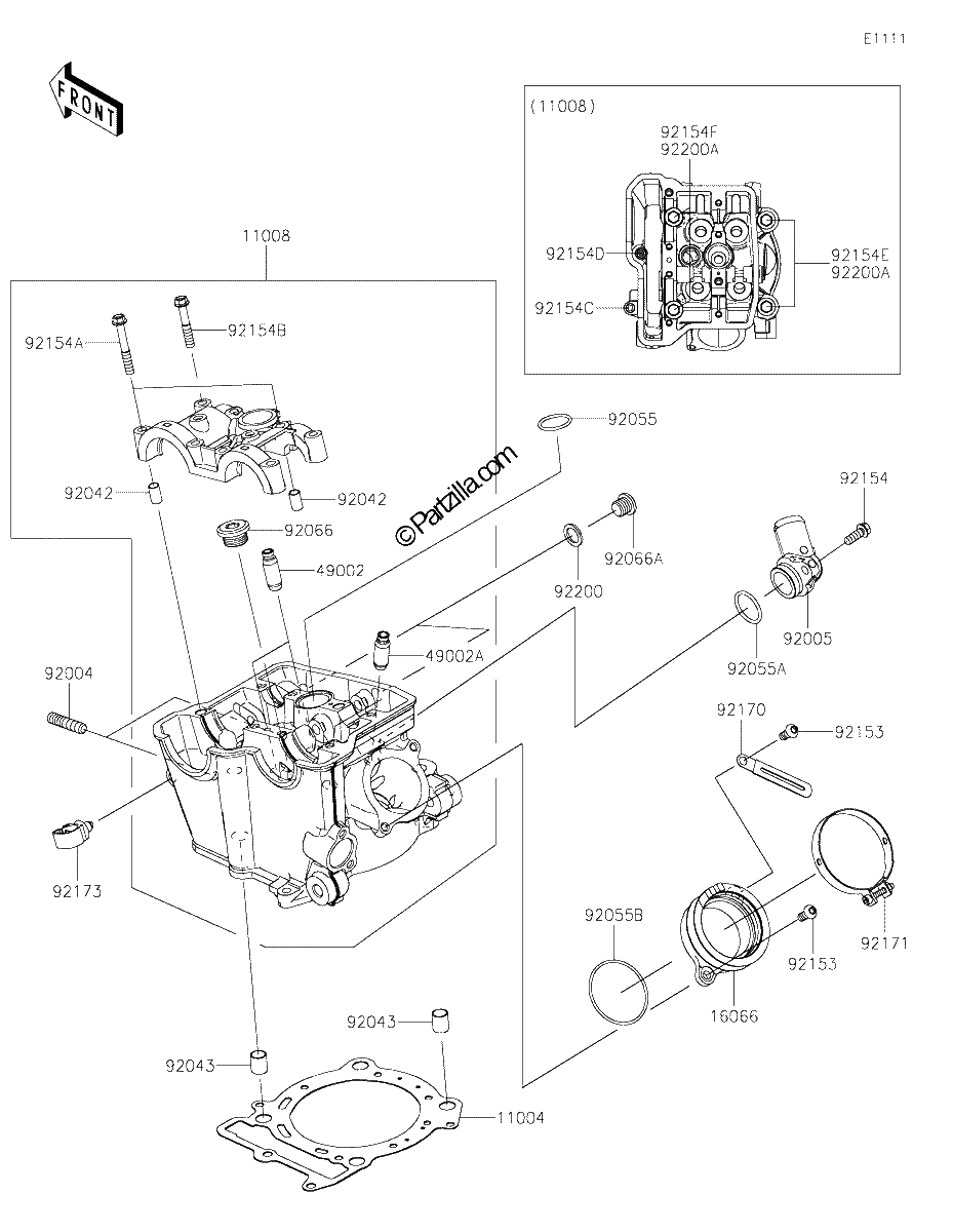 Diagrama de CYLINDER HEAD