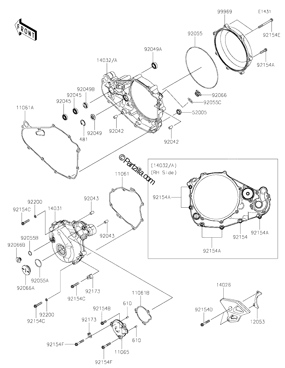 Diagrama de ENGINE COVER S