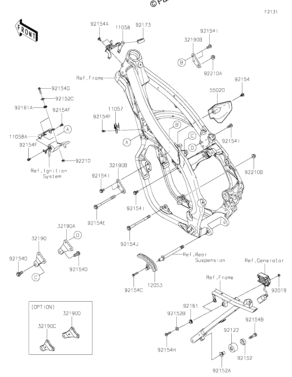 Diagrama de FRAME FITTINGS