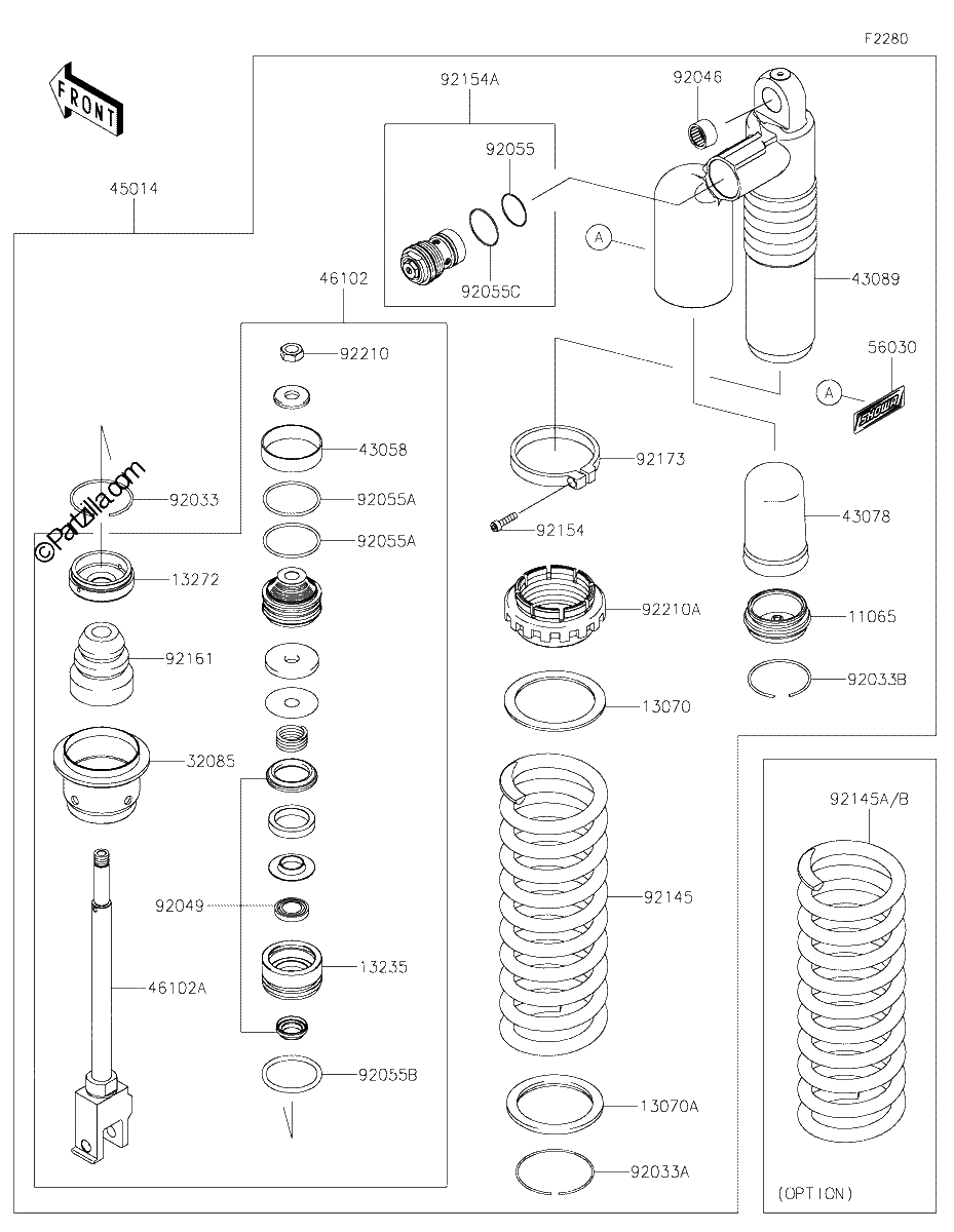 Diagrama de SHOCK ABSORBER S