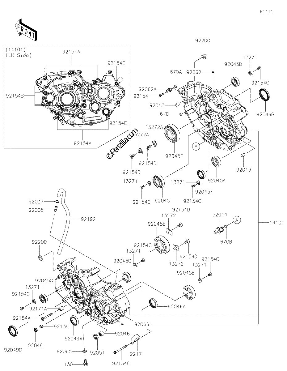 Diagrama de CRANKCASE