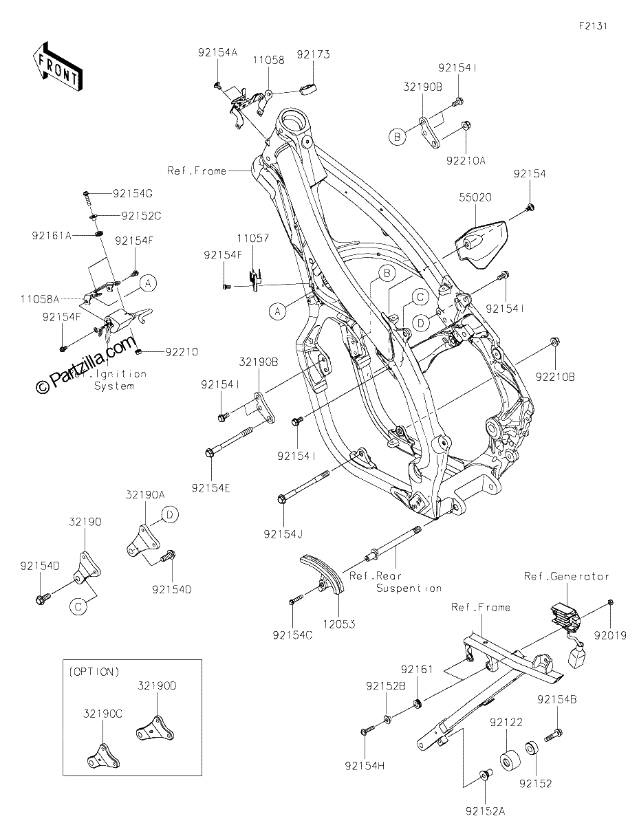 Diagrama de FRAME FITTINGS
