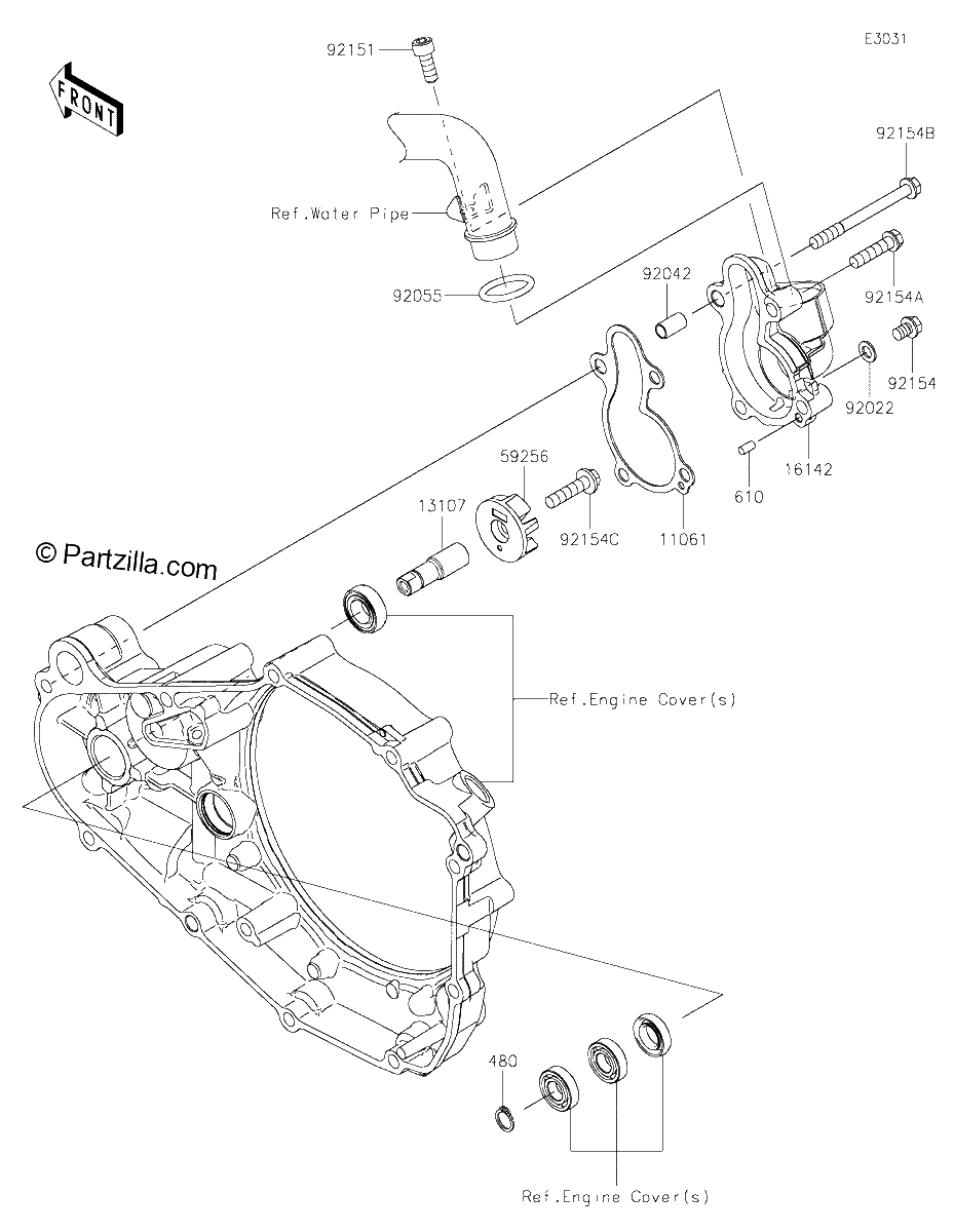 Diagrama de WATER PUMP