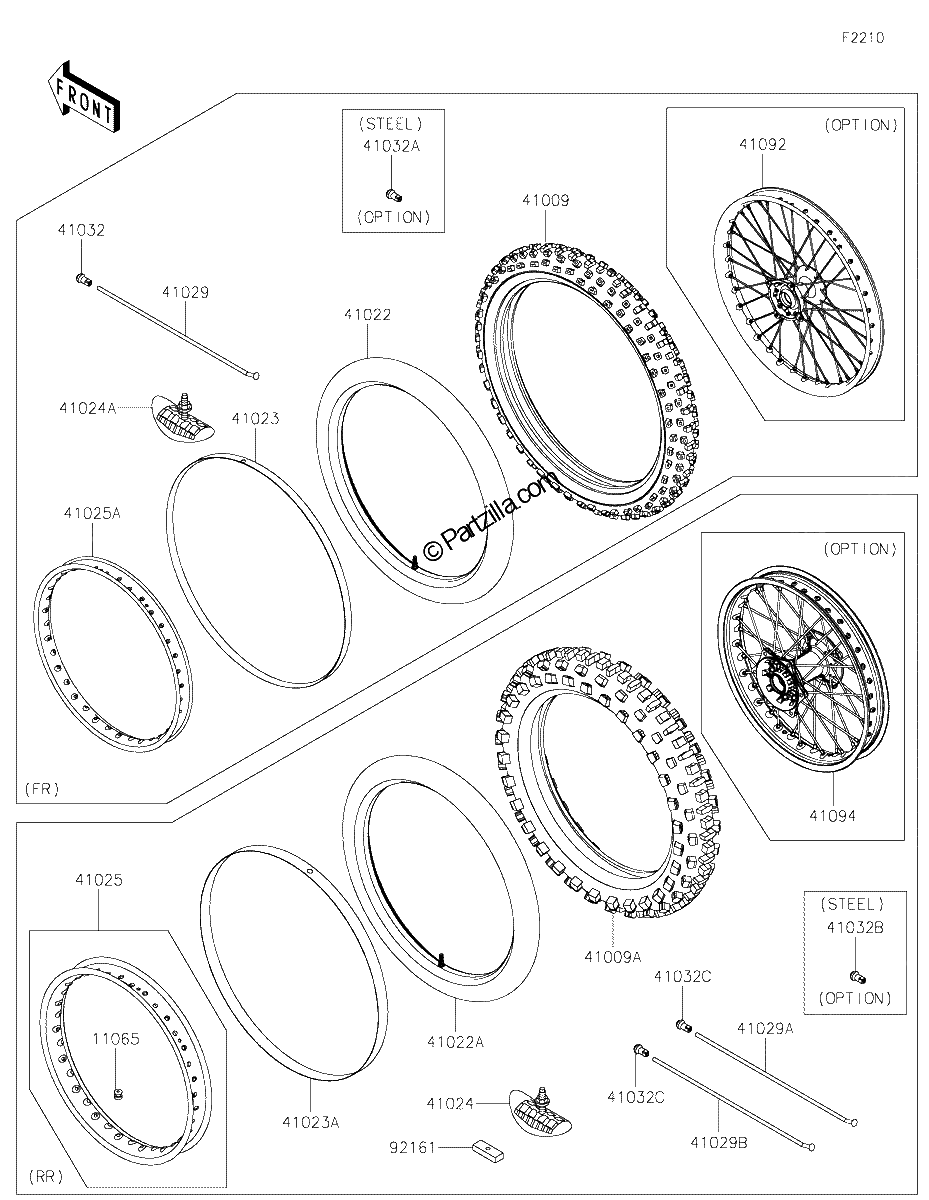Diagrama de WHEELS TIRES