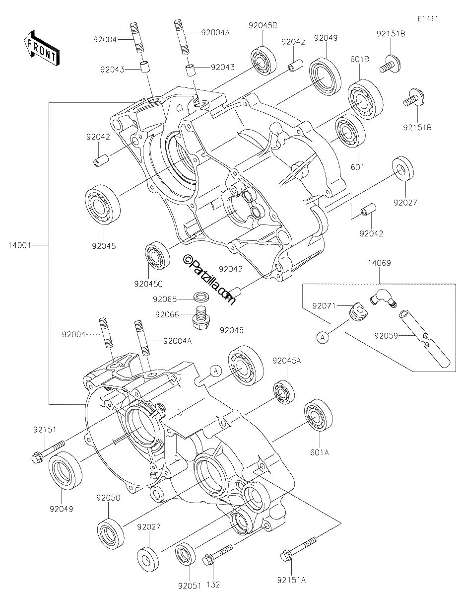 Diagrama de CRANKCASE