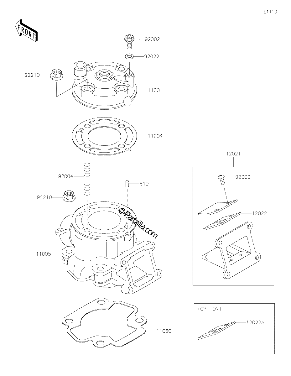 Diagrama de CYLINDER HEAD CYLINDER