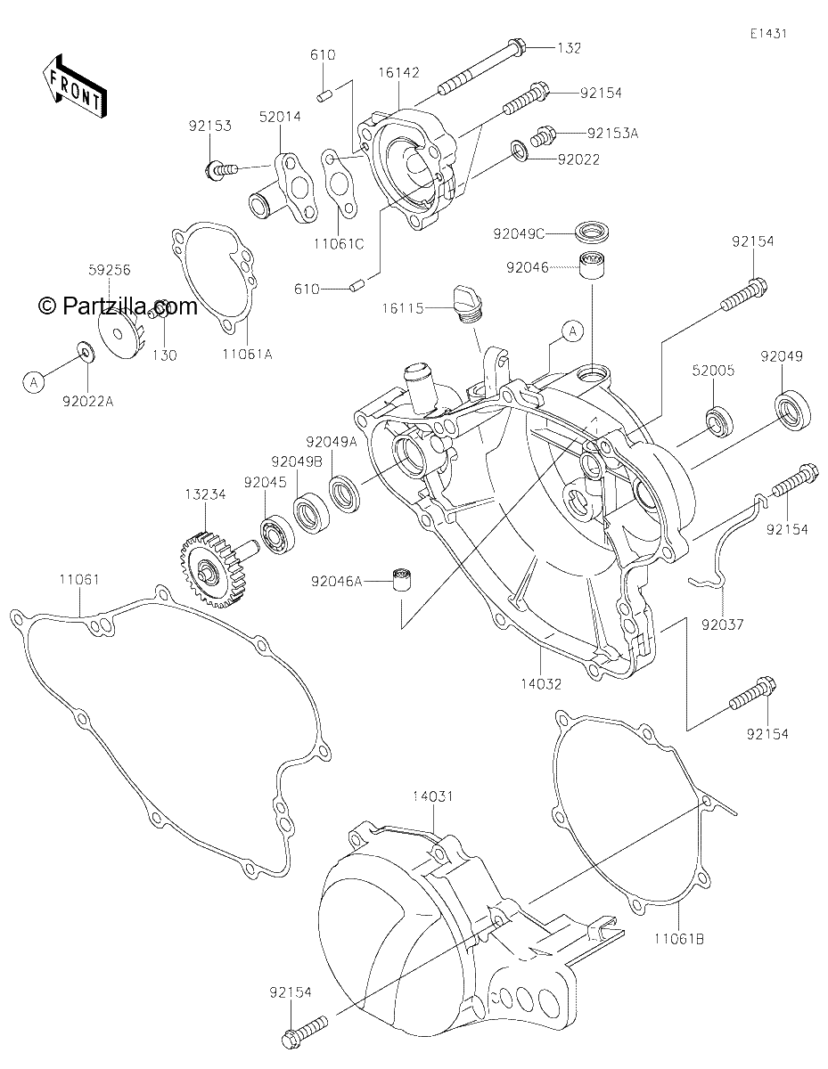 Diagrama de ENGINE COVER S