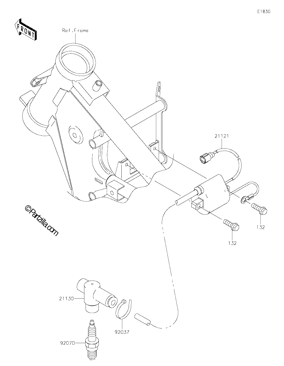 Diagrama de IGNITION SYSTEM