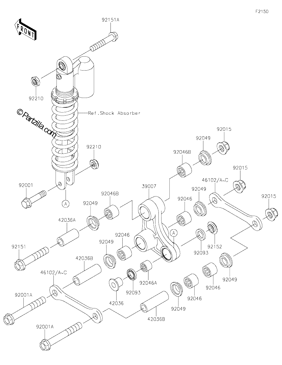 Diagrama de REAR SUSPENSION