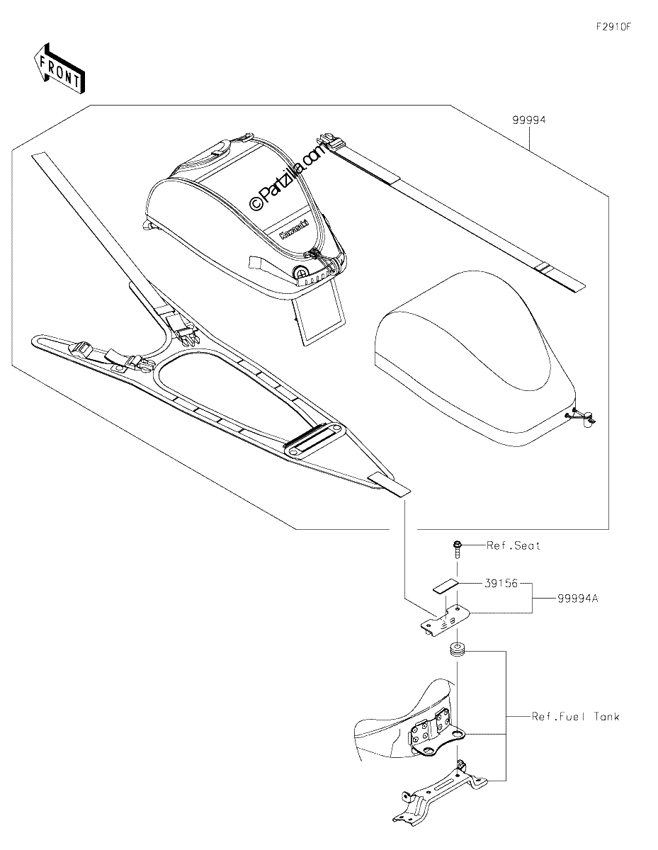 Diagrama de ACCESSORY TANK BAG